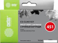 Картридж CACTUS CS-CLI451GY (аналог Canon CLI-451GY (6527B001))