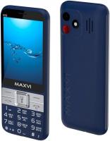 Кнопочный телефон Maxvi B33 (темно-синий)