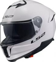 Мотошлем LS2 FF808 Strem II 06 (XL, белый глянцевый)