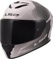 Мотошлем LS2 FF820 Rapid III Flow (M, белый/серый)