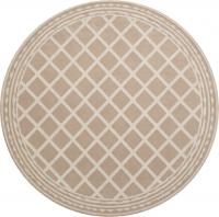 Ковер для жилой комнаты LAXMI Comfort 847 круг (1.2x1.2, Beige/Beige)