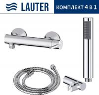 Смеситель Lauter Velvet 21СК9696С + 21СКFG80101C + 21S10048 + 21CKFS90120
