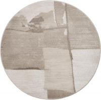 Ковер для жилой комнаты LAXMI Comfort 461 круг (2.4x2.4, Cream/Beige)