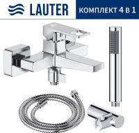 Смеситель Lauter Cascade 21CK6615C + 21СКFG80101C + 21S10048 + 21CKFS90120
