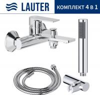 Смеситель Lauter Reef 21CK6678C + 21СКFG80101C + 21S10048 + 21CKFS90120