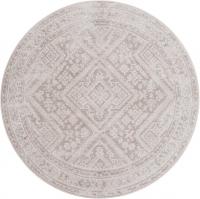 Ковер для жилой комнаты LAXMI Comfort 454 круг (2.4x2.4, Cream/Cream)