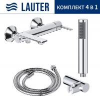 Смеситель Lauter Velvet 21СК6696С + 21СКFG80101C + 21S10048 + 21CKFS90120