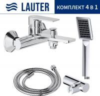 Смеситель Lauter Reef 21CK6678C + 21СКFG80101C + 21S00103 + 21CKFS90120