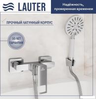 Смеситель Lauter Cascade 21СК9615C с лейкой Nevada 21S10146
