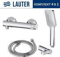 Смеситель Lauter Velvet 21СК9696С + 21СКFG80101C + 21S00126 + 21CKFS90120