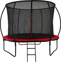 Батут GoUP Luxury 8FT (с сеткой и лестницей, красный)