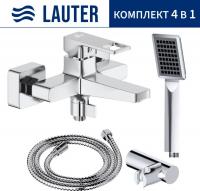 Смеситель Lauter Cascade 21CK6615C + 21СКFG80101C + 21S00103 + 21CKFS90120