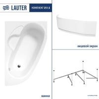 Ванна Lauter Valencia 140x95 2102140R (с каркасом и лицевым экраном)