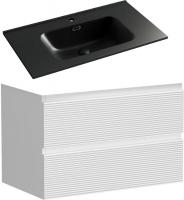 Sancos Тумба с умывальником Folk FL80W + CN7005MB