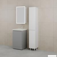 Symbolite Тумба с умывальником Батлер Люкс Plus 1 ящик + Asti 50x45 (серый/жасмин)