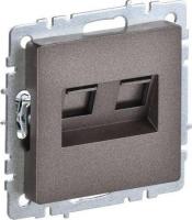Розетка компьютерная IEK Brite BR-K20-2-K45