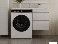 Symbolite Тумба с умывальником Даллас 110 Люкс Plus + Даллас 110x48 (подвесная, правый, эмаль белый)