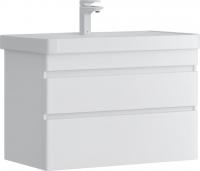 EQUIL Тумба с умывальником Eltoro White 70.2Y 9595 + Volna Найс 70 (подвесная)