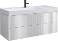 Belux Тумба с умывальником Сиртаки НП 120-02 + Триумф Тр 1200-01 (1, белый глянцевый)
