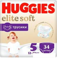 Трусики-подгузники Huggies Elite Soft 5 (34 шт)