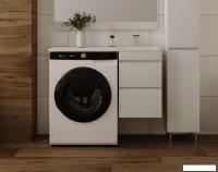 Symbolite Тумба с умывальником Даллас 100 Люкс Plus + Даллас 100x48 (подвесная, правый, белый)