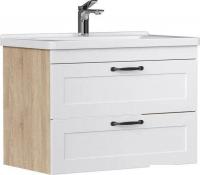 EQUIL Тумба с умывальником Lago 80.2Y + Kirovit Фостер 80 (4640021064733) (подвесная)