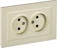 Розетка IEK Brite BR-R23-10-K10-F