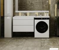 Symbolite Тумба с умывальником Даллас 150 Люкс Plus 2 ящика + Даллас 150x48.2 (подвесная, левый, эма
