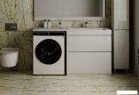 Symbolite Тумба с умывальником Даллас 150 Люкс Plus 2 ящика + Даллас 150x48.2 (правый, белый)