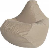 Кресло-мешок Flagman Макси XXL Г2.5-409 (Parma 1001 Cream, велюр)