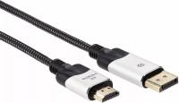 Кабель VCOM CG608M-1.8M DisplayPort - HDMI (1.8м, черный)