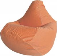 Кресло-мешок Flagman Макси XXL Г2.5-424 (Parma 1022 Carrot, велюр)