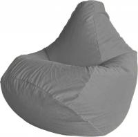 Кресло-мешок Flagman Груша Макси XXL Г2.5-392 (Simple 31 Silver, велюр)