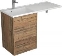 Veneciana Тумба с умывальником Nera 55 с 3-мя ящиками + Paola Magenta 1200 L (пихта)