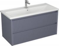 Veneciana Тумба под умывальник Alterno 100 с 2-мя ящиками (серый матовый)