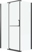 Душевой уголок Grossman Pragma 120x80x195 120.K33.03.1280.21.00 (черный матовый/прозрачное стекло)