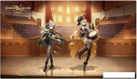 Коврик для стола miHoYo Genshin Impact Endless Sonata Навия и Линетт GEN1291