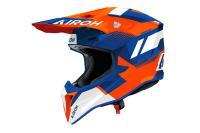 Мотошлем Airoh WRAAAP Vision WRAV32-L (L, оранжевый/синий глянец)