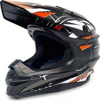 Мотошлем AIM JK803S 803-018-XS (XS, оранжевый/черный)
