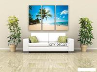 Модульная картина Citydecor Море/Водопады 7.71 75x117 см