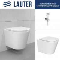 Унитаз подвесной Lauter Longer 2110822 + Breez 21GN7071CH