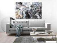 Модульная картина Citydecor Абстракция 7.44 75x117 см