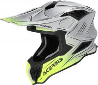 Мотошлем Acerbis Airstrike-X 0026905.290.064 (M, серый/желтый)