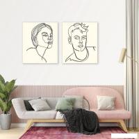 Модульная картина Citydecor Люди/Знаменитости 2.99 70x123 см