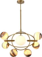 Подвесная люстра DeLight Collection Planet KG1122P-7B (brass)