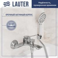 Смеситель Lauter Allure 21CK6618C с лейкой Living Nevada 21S10146