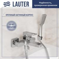 Смеситель Lauter Cascade 21CK6615C с лейкой Living Fleur 21S00126