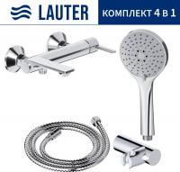 Смеситель Lauter Velvet 21СК6696С с лейкой Relexa Daisy 21S10167