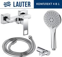 Смеситель Lauter Cascade 21СК9615C с лейкой Relexa Daisy 21S10167