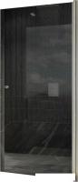 Душевая дверь MaybahGlass 60x198 MGD-800-5 (графитовое стекло/хром матовый)